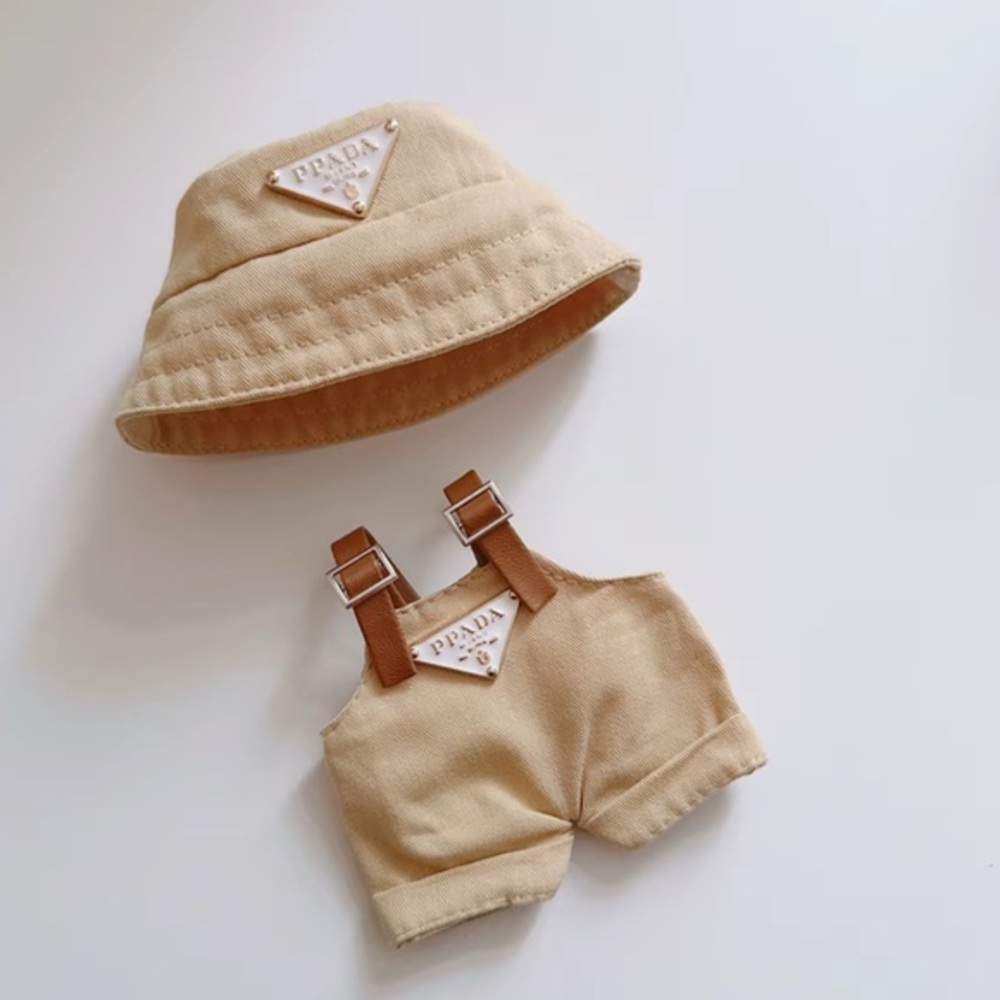 Prada overall set for Labubu
